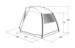 Outwell Woodcrest Drive Away Awning -Outdoor World Direct 111167 woodcrest drawing perspective2