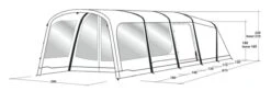 Outwell Birchdale 6PA Tent (2022) -Outdoor World Direct 111184 birchdale 6pa drawing perspective2
