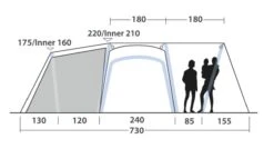 Outwell Mountain Lake 5ATC Tent (2022) -Outdoor World Direct 111198 mountain lake 5atc drawing other4