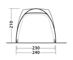 Outwell Beachcrest Drive Away Awning 23 Outwell Beachcrest Drive Away Awning -Outdoor World Direct 111238 beachcrest drawing other5