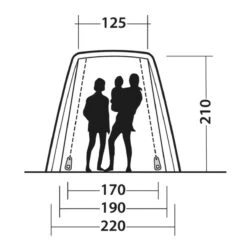 Outwell Sandcrest S Awning 18 Outwell Sandcrest S Awning -Outdoor World Direct 111241 sandcrest s drawing other4