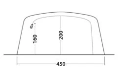 Outwell Queensdale 8PA Tent (2023) -Outdoor World Direct 111270 queensdale 8pa drawing other5