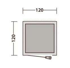 New Products -Outdoor World Direct 111287 outwell seahaven comfort station single drawing floorplan3