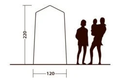 Outwell Seahaven Station Single 17 Outwell Seahaven Station Single -Outdoor World Direct 111287 outwell seahaven comfort station single drawing other4