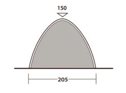 Outwell Free Standing Inner 12 Outwell Free Standing Inner -Outdoor World Direct 111289 free standing inner drawing other4