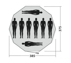 Easy Camp Moonlight Tipi Tent -Outdoor World Direct 120381 moonlight tipi drawing floorplan3