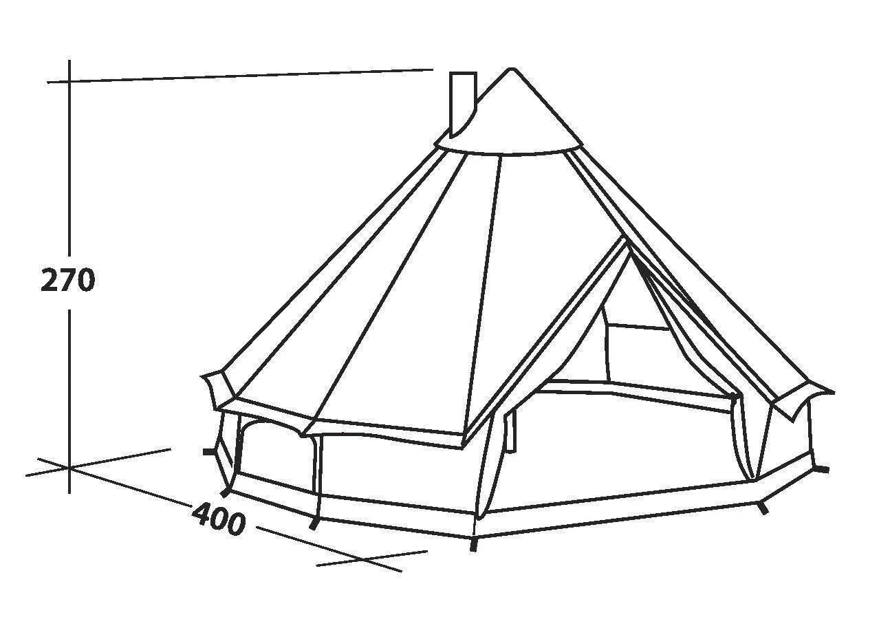 Robens Klondike Tipi Tent (2023) 4 Robens Klondike Tipi Tent (2023) - Image 4