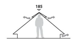 Robens Fairbanks Tipi (2023) -Outdoor World Direct 130112 fairbanks drawing elevation 12395