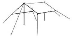Robens Tarp 3m*3m 5 Robens Tarp 3m*3m -Outdoor World Direct 130232 tarp 4 x 4 m drawing perspective 2 2
