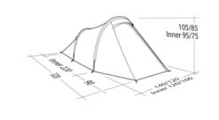 Robens Arch 2 Tent (2023) 14 Robens Arch 2 Tent (2023) -Outdoor World Direct 130274 arch 2 drawing perspective23 1