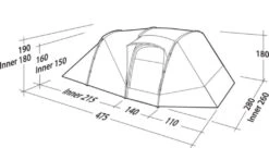 Robens Double Dreamer 5 Tent (2023) -Outdoor World Direct 130279 double dreamer 5 drawing perspective2