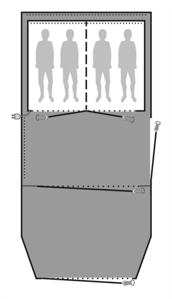 Outwell Parkdale 4PA Footprint Groundsheet - Image 2