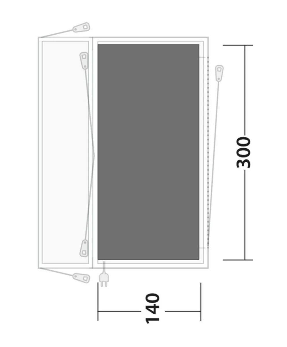 Outwell Lakecrest Footprint Groundsheet 2 Outwell Lakecrest Footprint Groundsheet - Image 2