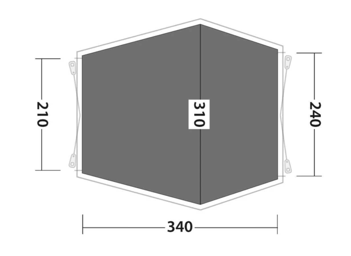 Outwell Woodcrest Footprint Groundsheet 2 Outwell Woodcrest Footprint Groundsheet - Image 2