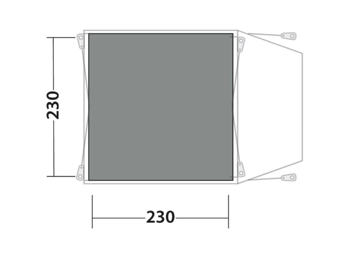 Outwell Beachcrest Flat Woven Carpet 2 Outwell Beachcrest Flat Woven Carpet - Image 2