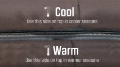 Outwell Contour Supreme Coffee Sleeping Bag 14 Outwell Contour Supreme Coffee Sleeping Bag -Outdoor World Direct 230369 contour supreme coffee feature photo18