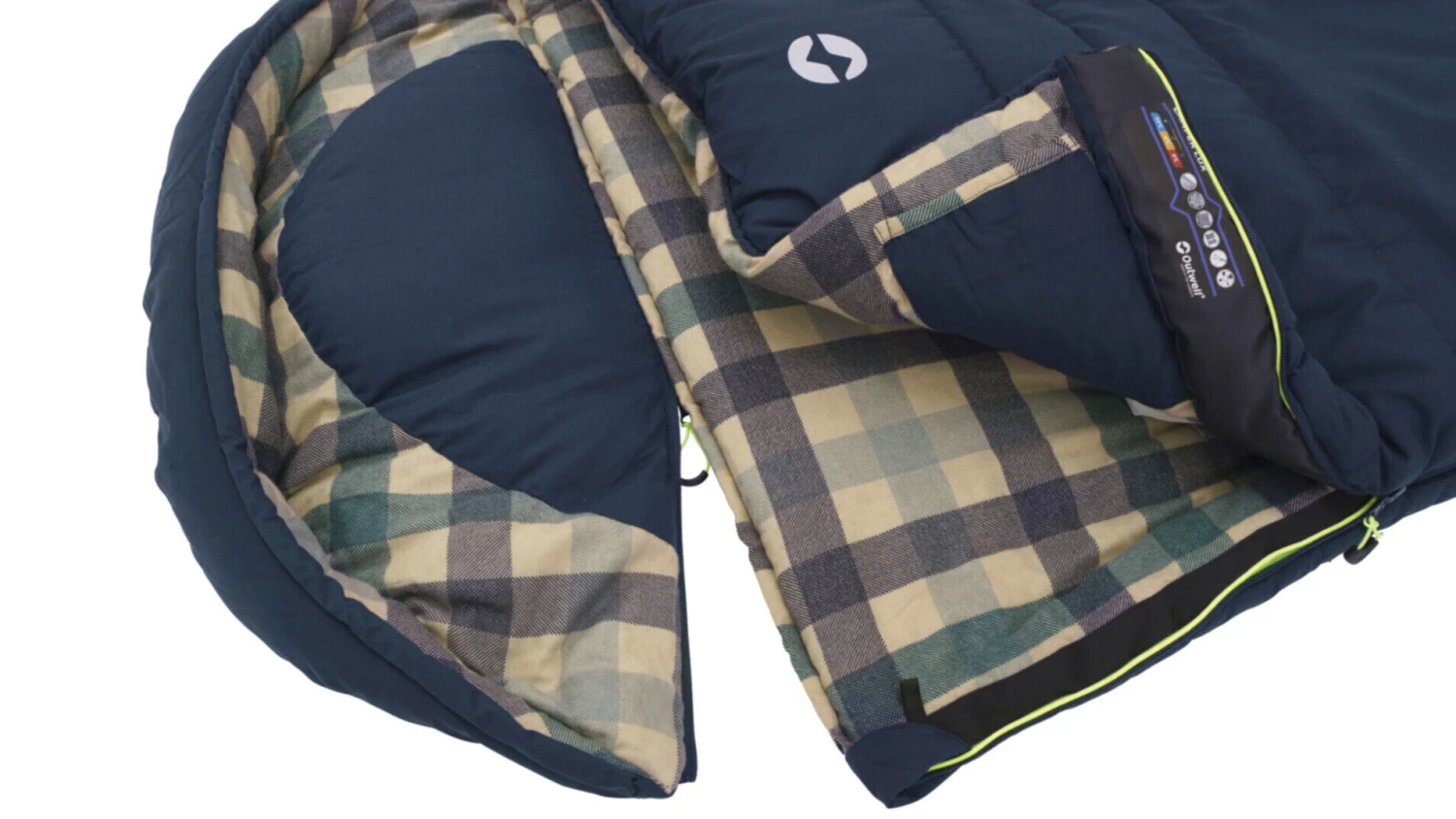 Outwell Camper Lux "R" Sleeping Bag Deep Blue (2023) 3 Outwell Camper Lux "R" Sleeping Bag Deep Blue (2023) - Image 3