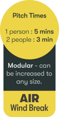 Quest Falcon Air Shield 500 - 3 Panels (2022) -Outdoor World Direct a1038 9 midsize