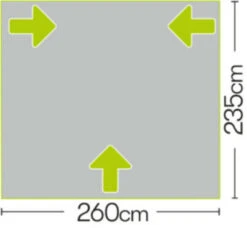 Quest Falcon 260 Poled Porch Caravan Awning (2022) 17 Quest Falcon 260 Poled Porch Caravan Awning (2022) -Outdoor World Direct a3501 7 midsize