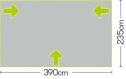 Quest Falcon Air 390 Porch Awning (2022) -Outdoor World Direct a3503a 7 midsize