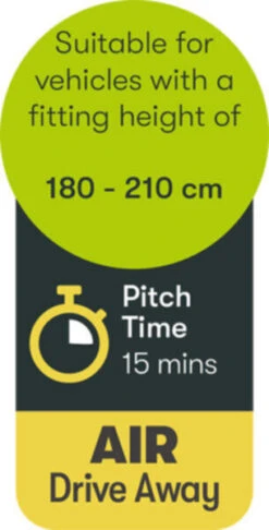 Quest Falcon Air 300 Drive Away Awning Low (180-120cm) (2022) 17 Quest Falcon Air 300 Drive Away Awning Low (180-120cm) (2022) -Outdoor World Direct a3507a 9 midsize 1