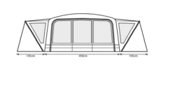 Outdoor Revolution Airedale 9.0DSE Tent (2022) -Outdoor World Direct airedale 9se 2