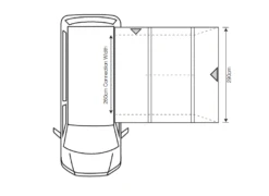 Outdoor Revolution Cayman Cona Air Driveaway Awning Low (2022) -Outdoor World Direct cayman cona air 1