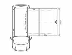 Outdoor Revolution Cayman Cuba Air Low Driveaway Awning (180-210cm) 12 Outdoor Revolution Cayman Cuba Air Low Driveaway Awning (180-210cm) -Outdoor World Direct cayman cuba 1 flr