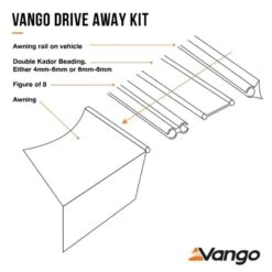 Vango Airbeam Vango Tailgate Airhub Low Awning (2022) 17 Vango Airbeam Vango Tailgate Airhub Low Awning (2022) -Outdoor World Direct drive away kit explainer 6