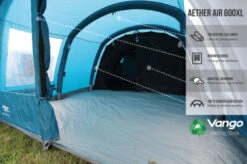 Vango Airbeam Vango Aether Air 600XL Tent (2022) -Outdoor World Direct earth collection airbeam infographics call outs7