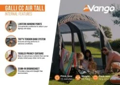 Vango Airbeam Vango Galli CC Air Tall Awning (2023) -Outdoor World Direct galli cc air tall2