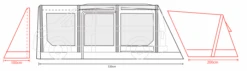 Outdoor Revolution Movelite T4E Lowline Awning (180-220cm) (2023) -Outdoor World Direct movelite t4e floor3 pe 2