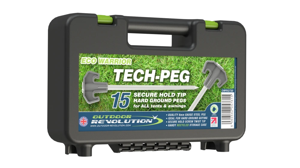 Outdoor Revolution Eco Warrier Tech Peg (Case Of 15) (ORPEG720) 1 Outdoor Revolution Eco Warrier Tech Peg (Case Of 15) (ORPEG720)