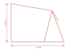 Outdoor Revolution Sportlite Steel Pole Annex 5 Outdoor Revolution Sportlite Steel Pole Annex -Outdoor World Direct sportlite annex